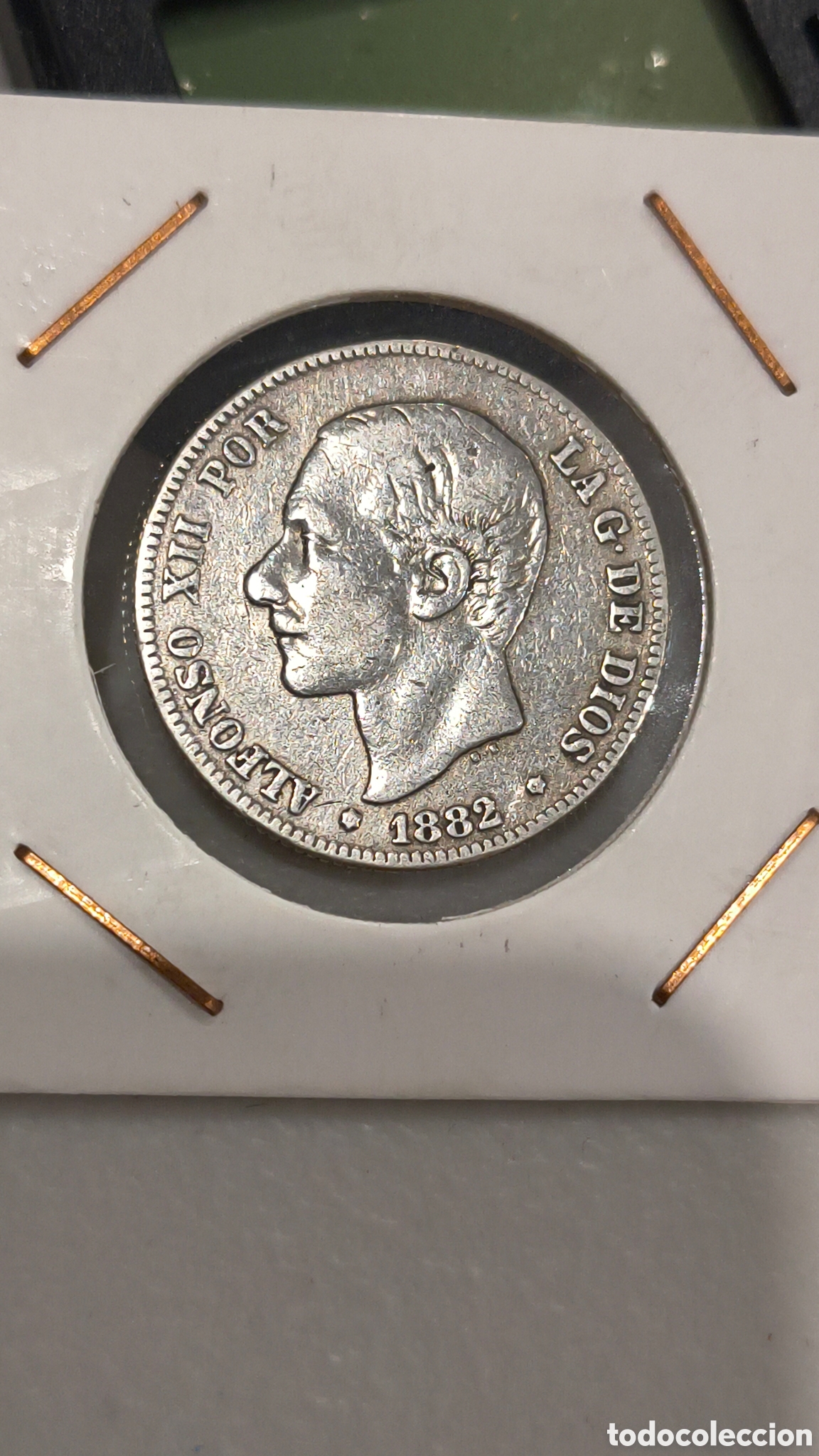 Monnaies d'Espagne: 2 pesetas 1882 estado espa&ntilde;ol