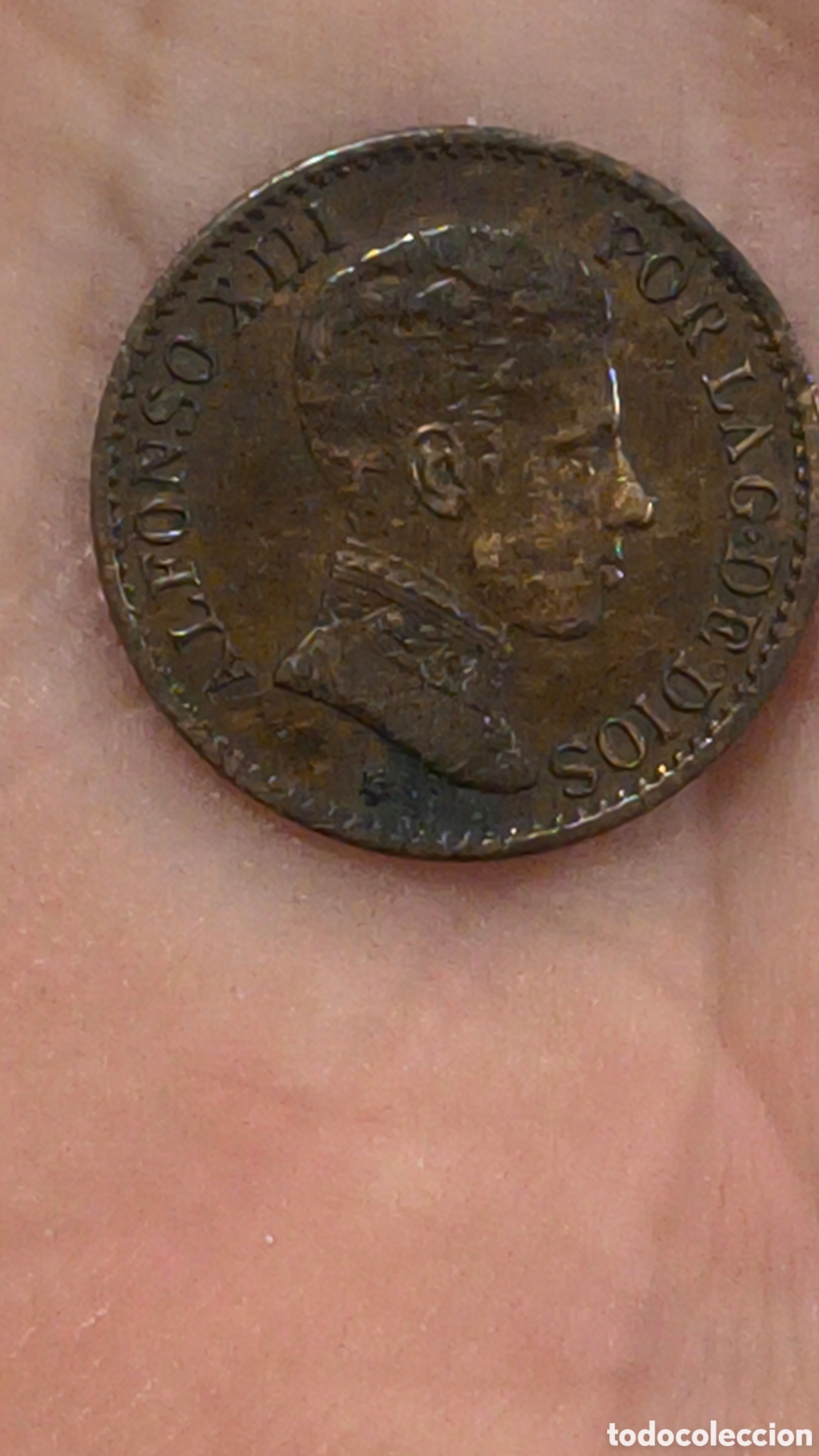 Monedas de Espa&ntilde;a: - ALFONSO XIII 1 centimo 1906 - Foto 1