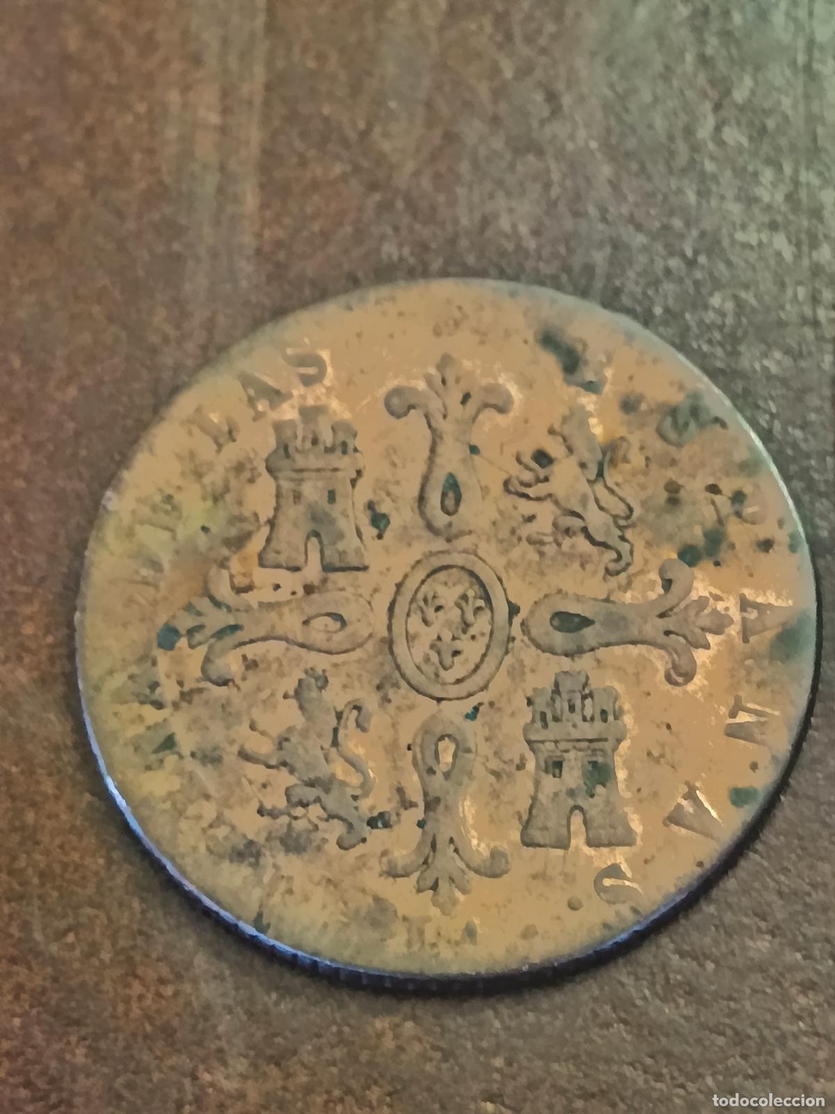 Monedas de Espa&ntilde;a: MONEDA ESPA&Ntilde;A ISABEL II 8 MARAVEDIS 1841 - Foto 2