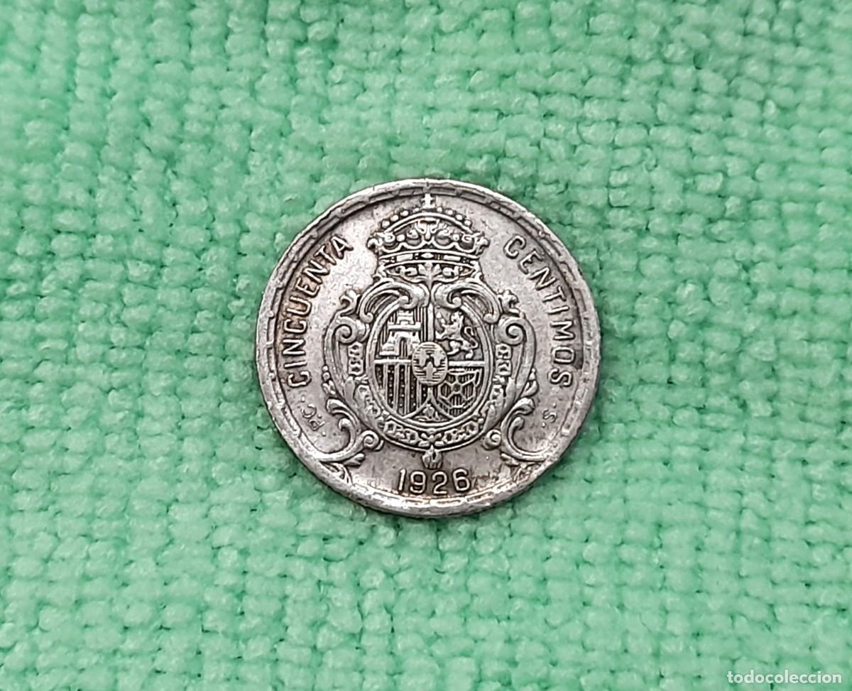 Monedas de Espa&ntilde;a: Alfonso XIII, 50 Centimos 1926, PC.S. - Foto 1