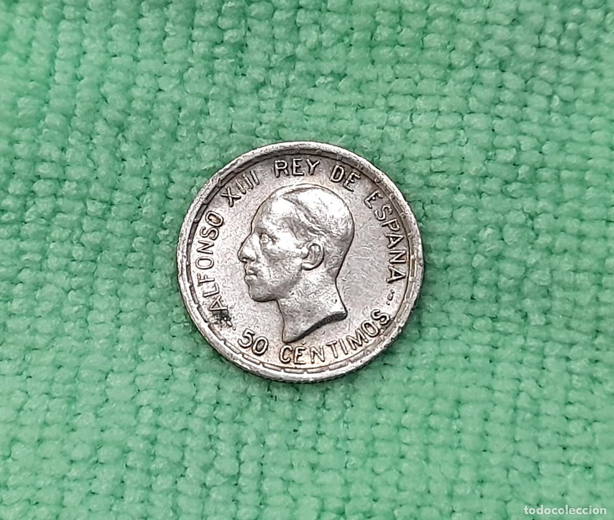 Monedas de Espa&ntilde;a: Alfonso XIII, 50 Centimos 1926, PC.S. - Foto 2