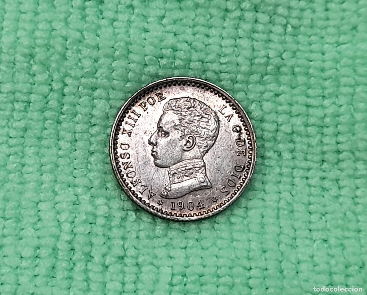 Monedas de Espa&ntilde;a: Alfonso XIII, 50 Centimos 1904, SM.V. *0*4