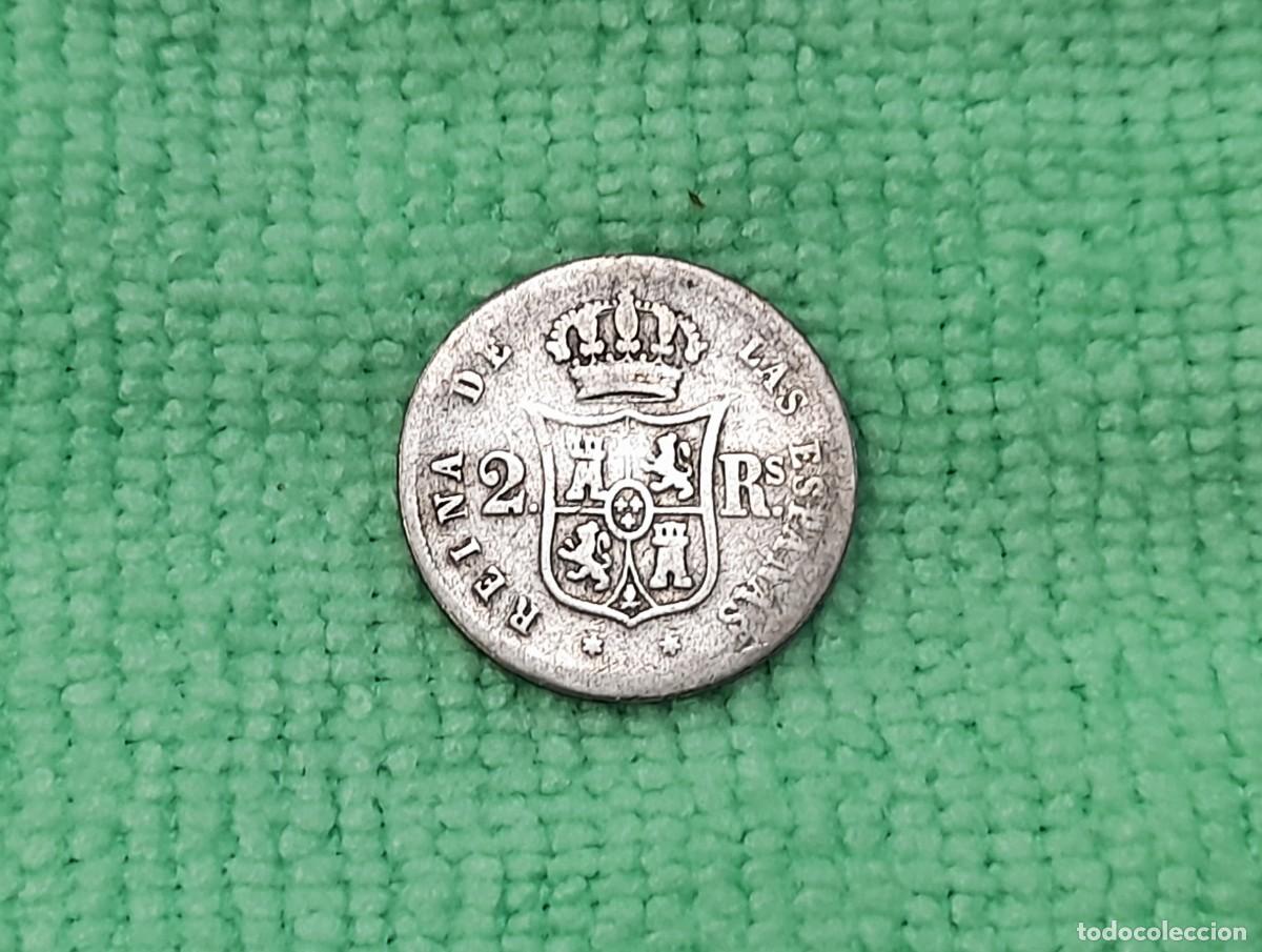 Monedas de Espa&ntilde;a: Isabel II, 2 Reales 1854, Madrid