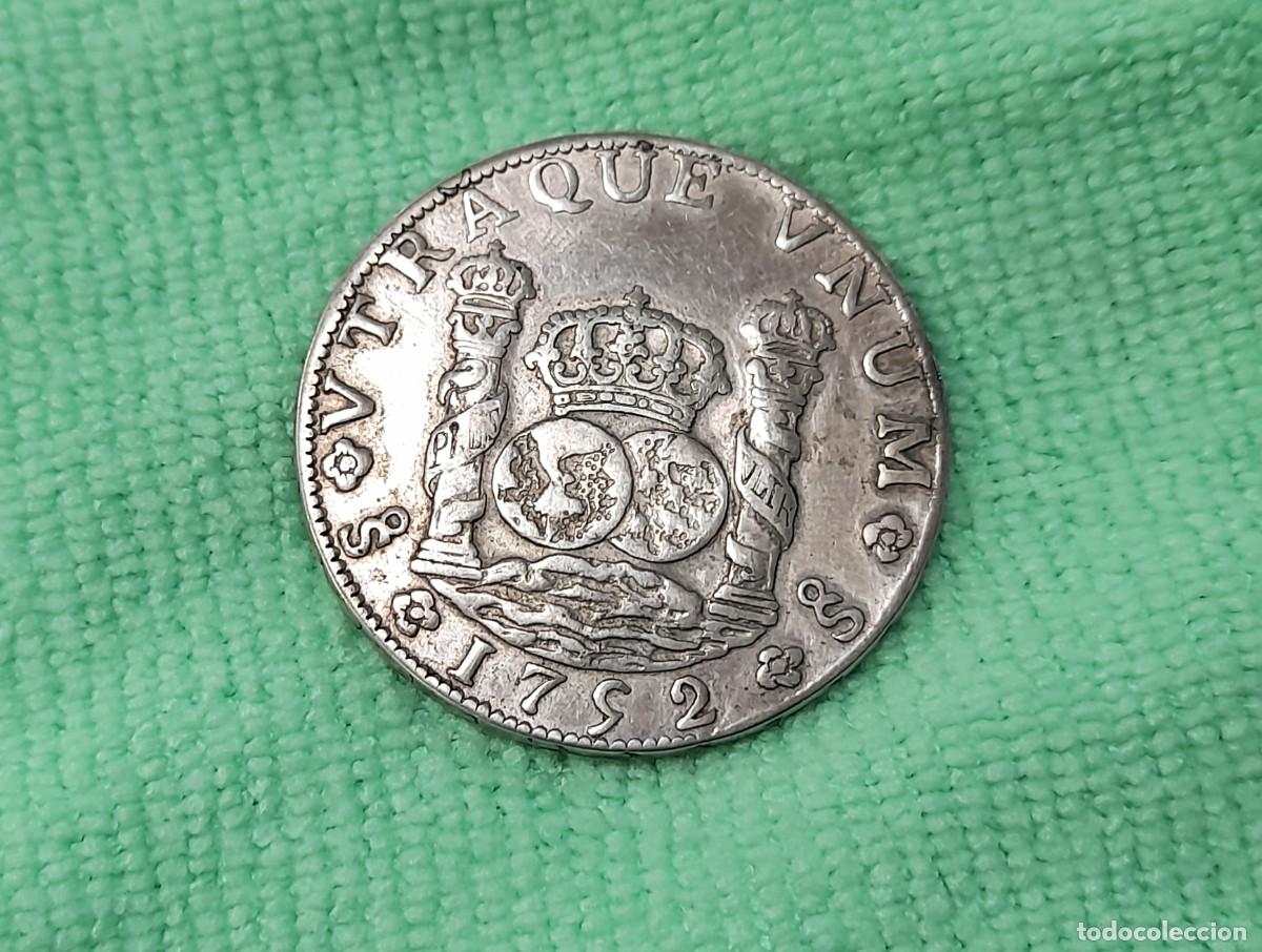Monedas de Espa&ntilde;a: Fernando VI, 8 reales 1752, Santiago
