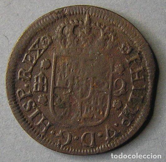Monedas de Espa&ntilde;a: FELIPE V - 2 MARAVEDIS 1745 SEGOVIA - Foto 2