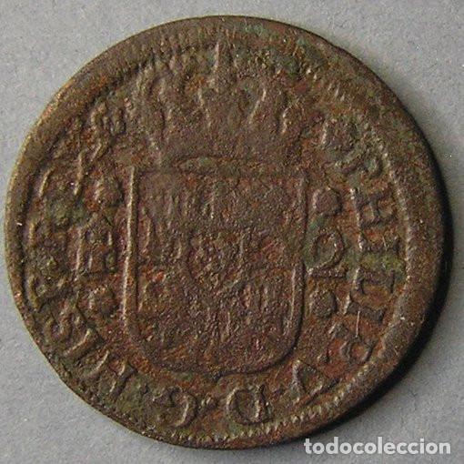 Monedas de Espa&ntilde;a: FELIPE V - 2 MARAVEDIS 1745 SEGOVIA - Foto 2