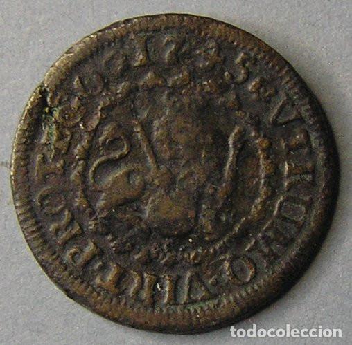 Monedas de Espa&ntilde;a: FELIPE V - 2 MARAVEDIS 1745 SEGOVIA - Foto 1