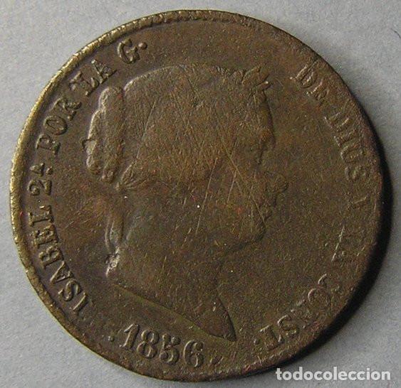 Monedas de Espa&ntilde;a: ISABEL II - 25 CENTIMOS DE REAL 1856 SEGOVIA