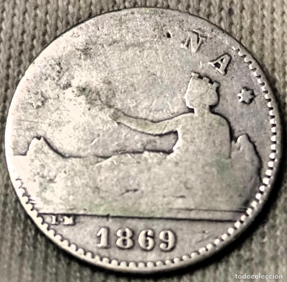 Moedas de Espanha: Espa&ntilde;a 50 Cts. Gobierno Provisional 1869*(x-x) SN M - Plata lote 2524