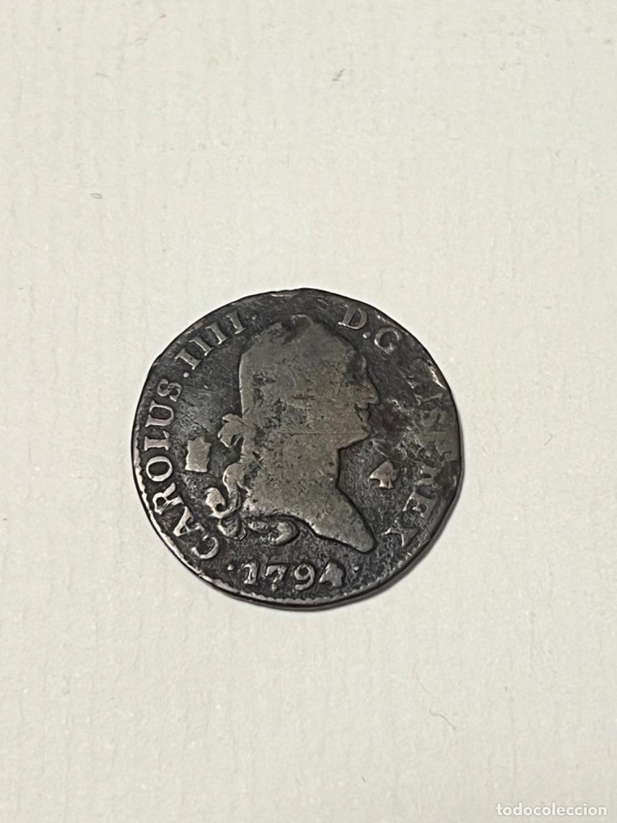 Monedas de Espa&ntilde;a: Moneda ESPA&Ntilde;A CARLOS IIII 4 maraved&iacute;s 1794 lote 2