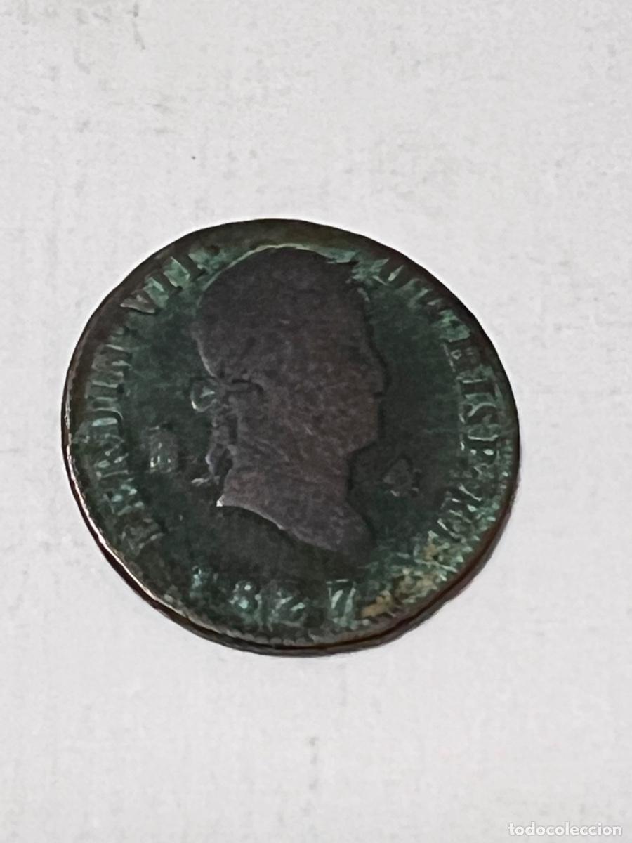 Monedas de Espa&ntilde;a: Moneda ESPA&Ntilde;A FERNANDO VII 1827 4 maraved&iacute;s lote 8