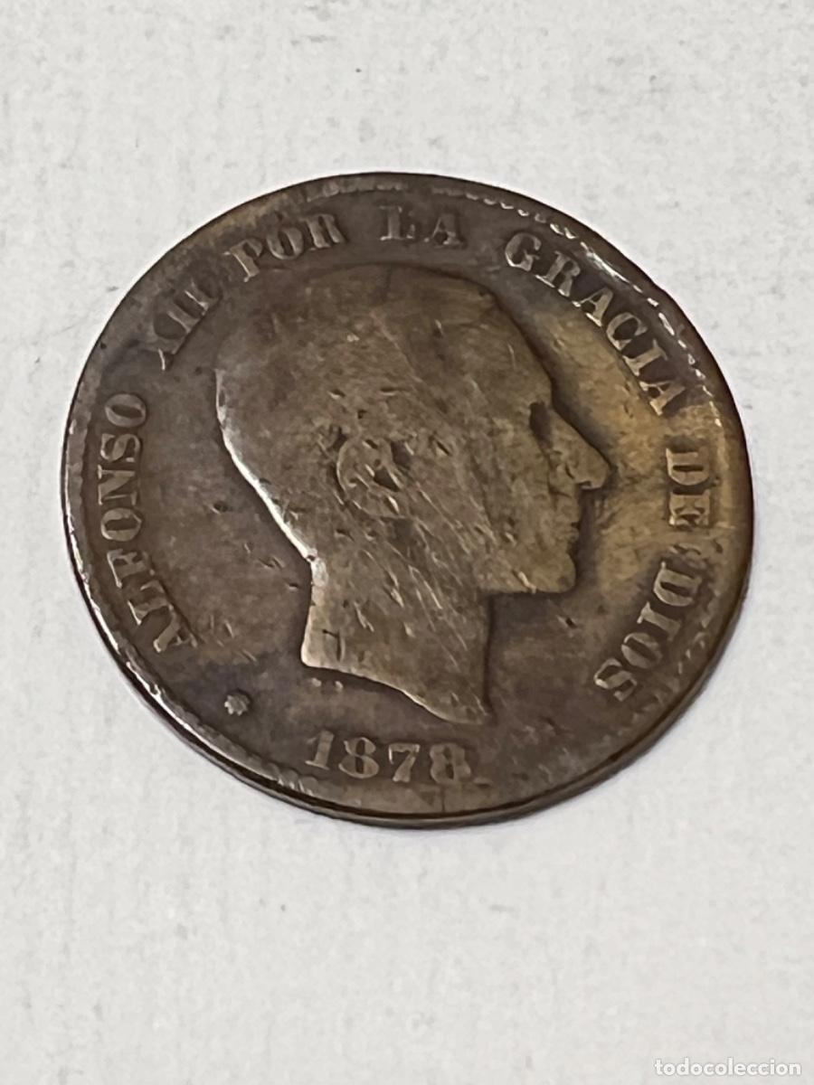 Monedas de Espa&ntilde;a: Moneda ESPA&Ntilde;A ALFONSO XII 1878 diez c&eacute;ntimos lote 17