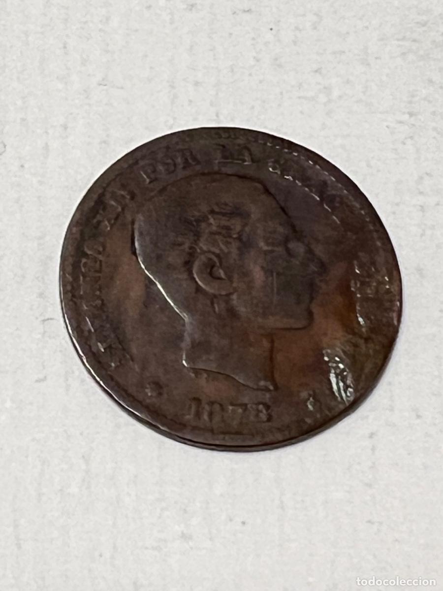 Monedas de Espa&ntilde;a: Moneda ESPA&Ntilde;A ALFONSO XII 1878 cinco c&eacute;ntimos lote 20