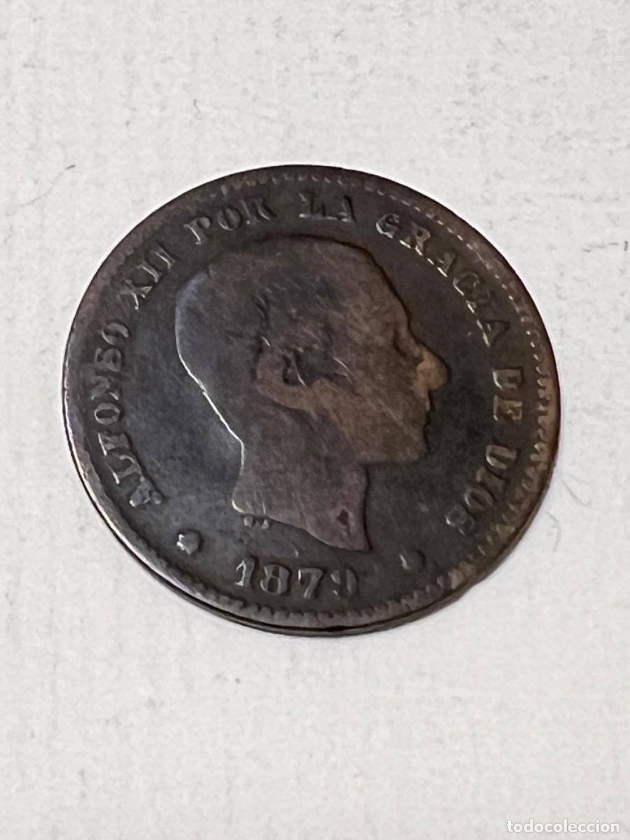 Monedas de Espa&ntilde;a: Moneda ESPA&Ntilde;A ALFONSO XII 1879 cinco c&eacute;ntimos lote 21