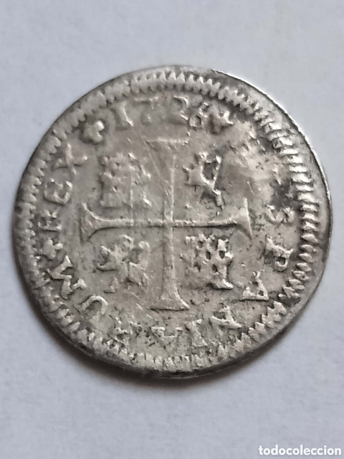 Monedas de Espa&ntilde;a: FELIPE V - S.J. - SEVILLA - A&Ntilde;O 1726 - 1/2 REAL