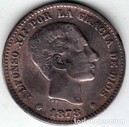 Monedas de Espa&ntilde;a: ESPA&Ntilde;A - 5 CENTIMOS DE COBRE DE 1878 - ALFONSO XII