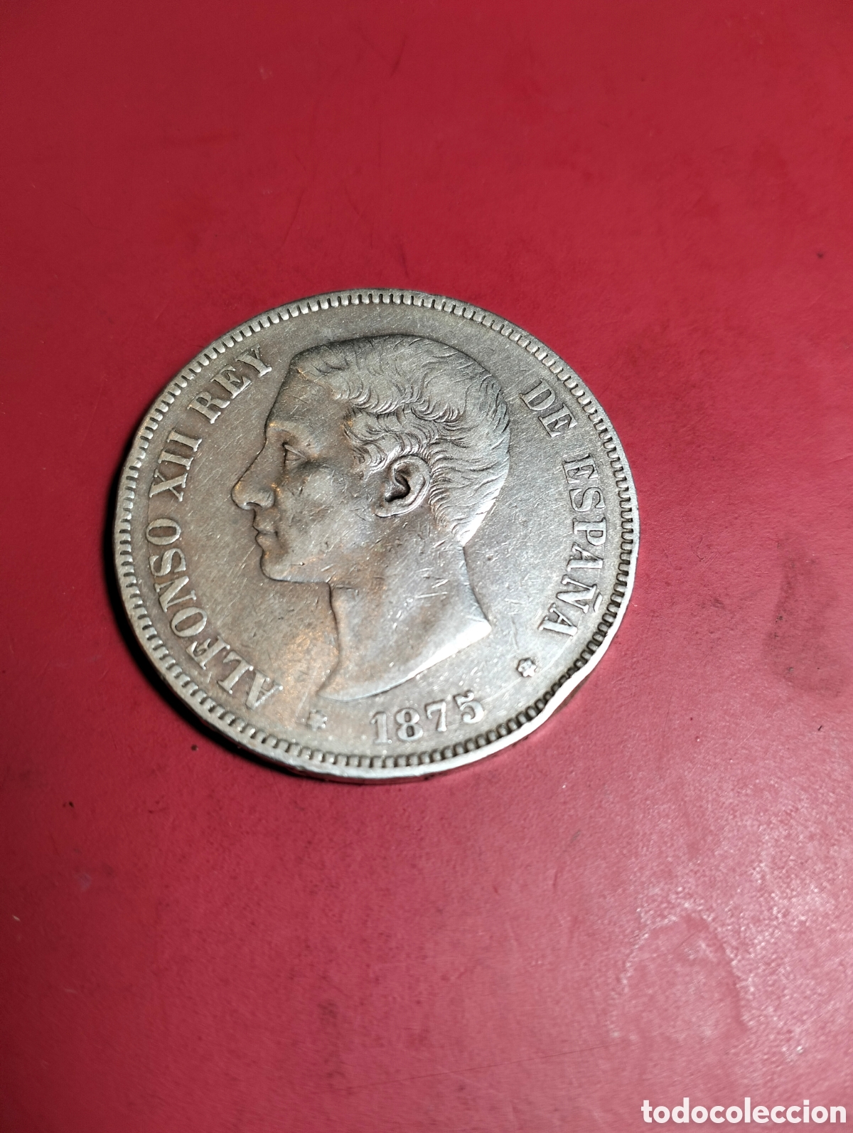 Monedas de Espa&ntilde;a: 1875*-*75 Alfonso XII. 5 Pesetas. D.E.M. - Foto 1