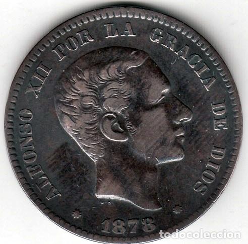 Monedas de Espa&ntilde;a: ESPA&Ntilde;A - 10 CENTIMOS DE COBRE DE 1878 - ALFONSO XII