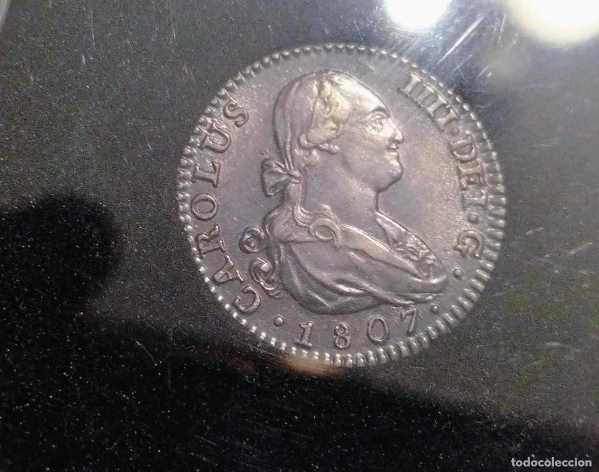Monedas de Espa&ntilde;a: FDC!! Gema! Carlos IV 1 real 1807 Madrid