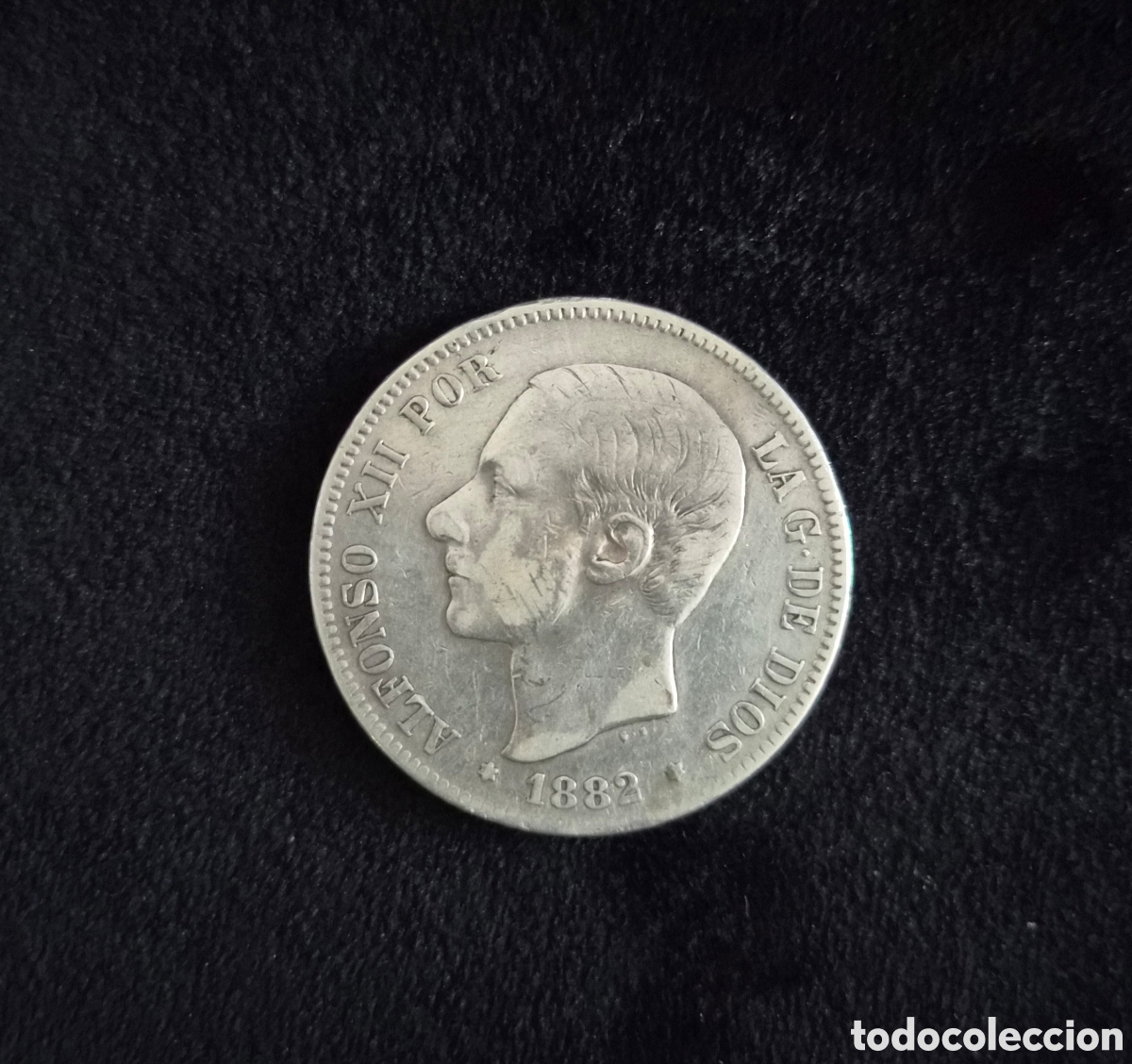 Monedas de Espa&ntilde;a: 5 pesetas 1882 Alfonso XII &ndash; Plata &ndash; Espa&ntilde;a &ndash; M.S. M.