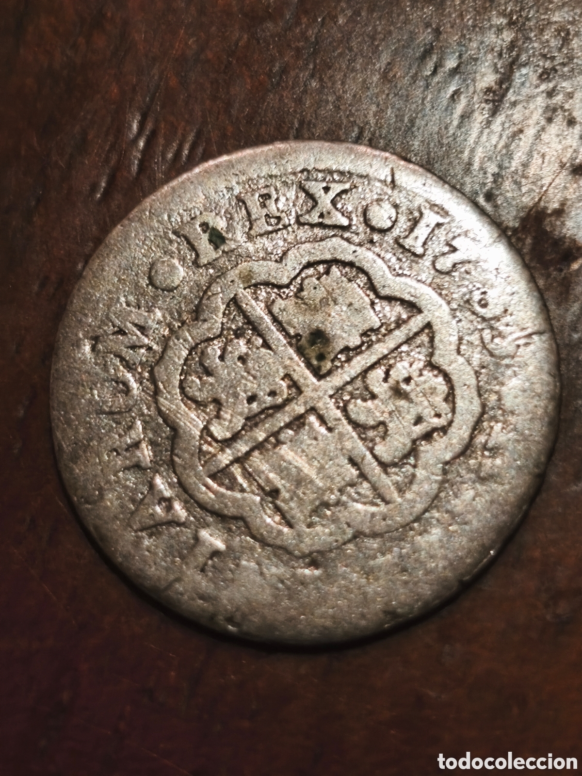 Monedas de Espa&ntilde;a: Moneda de Espa&ntilde;a de ,1:real de plata a&ntilde;o 1735 felipe v gastadita en el reverso ver las im&aacute;genes
