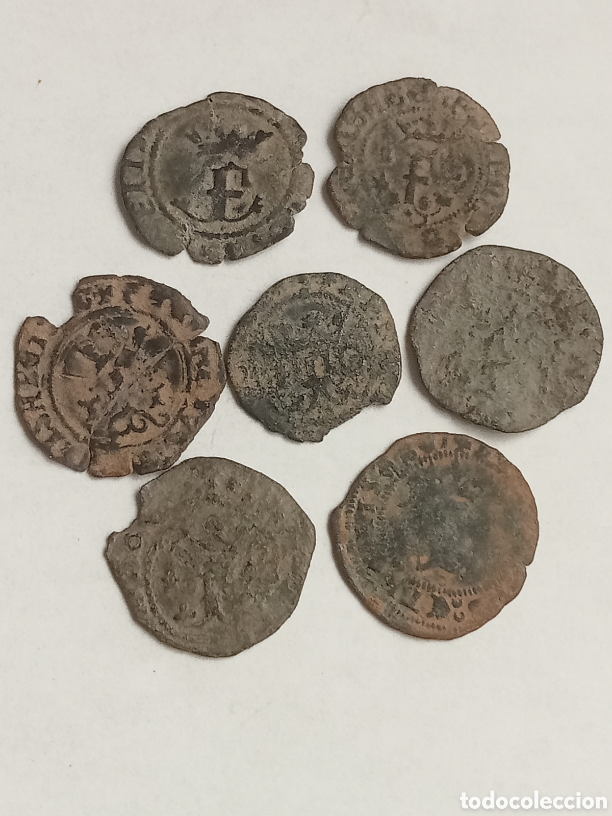 Monedas de Espa&ntilde;a: REYES CATOLICOS - SIGLO XV - 7 BLANCAS