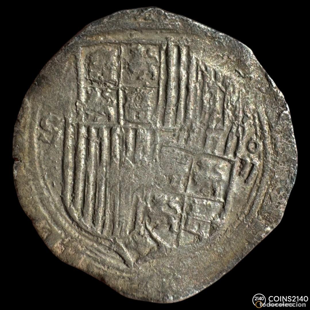Monedas de Espa&ntilde;a: Reyes Cat&oacute;licos (1474-1504). 2 reales. Sevilla. (AC-516). 6,59g.