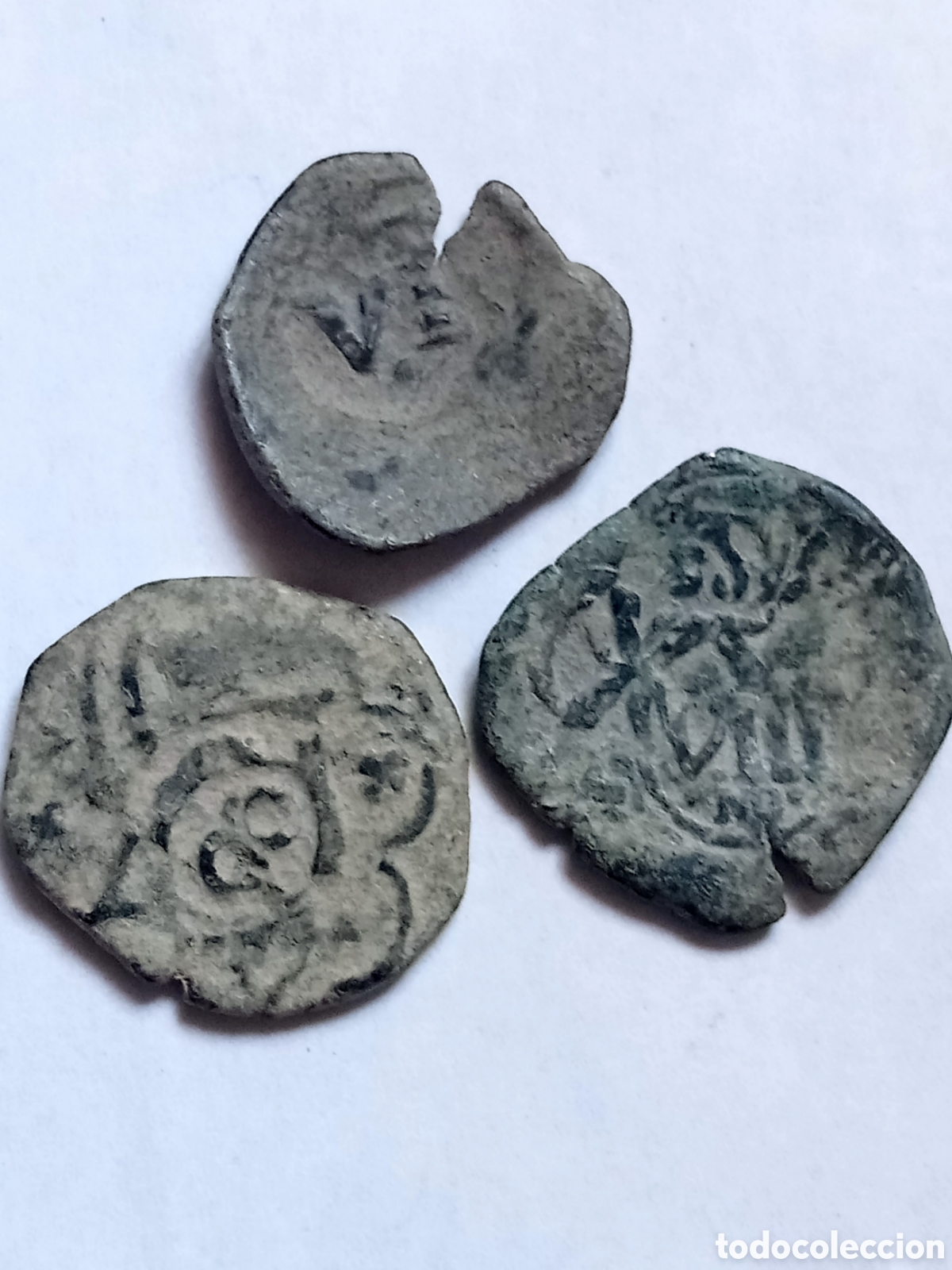 Monedas de Espa&ntilde;a: FELIPE IV - SIGLO XVII - 3 MONEDAS- VI Y VIII MARAVEDIS