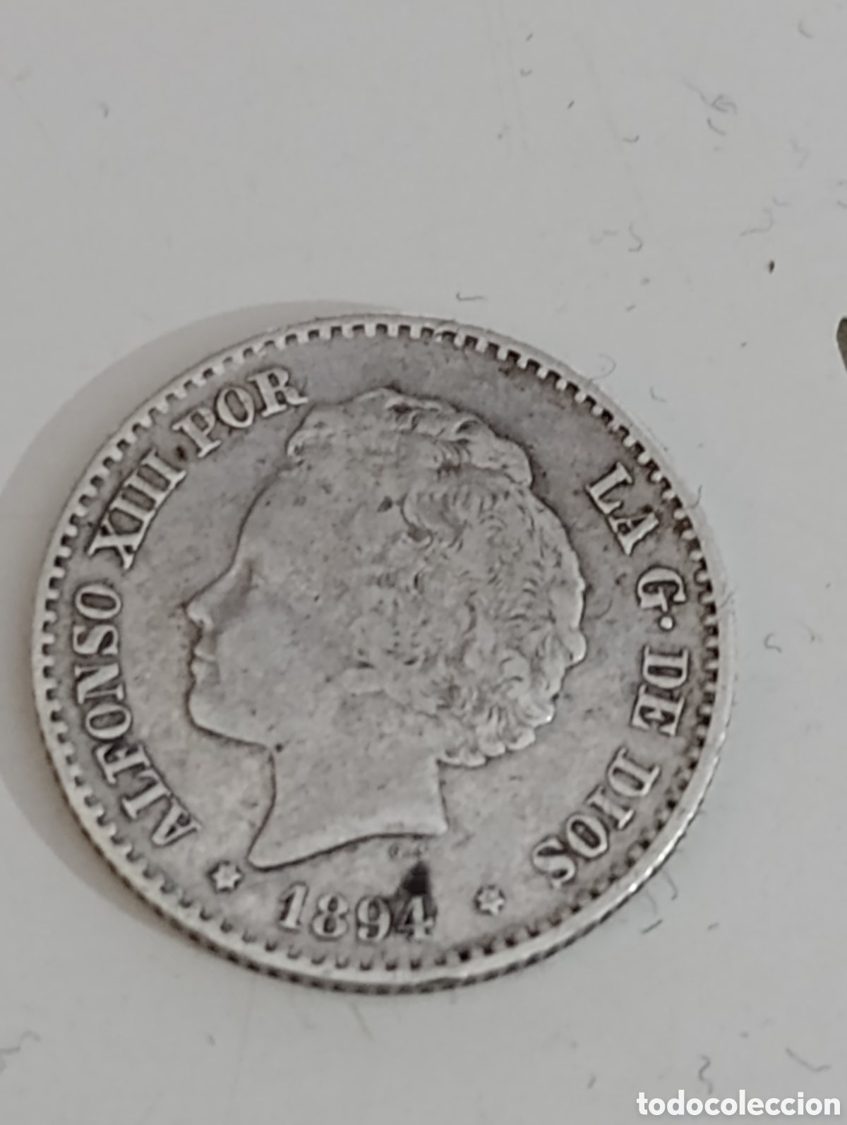 Monedas de Espa&ntilde;a: 50 c&eacute;ntimos, Alfonso XIII - A&ntilde;o 1894 - Foto 2