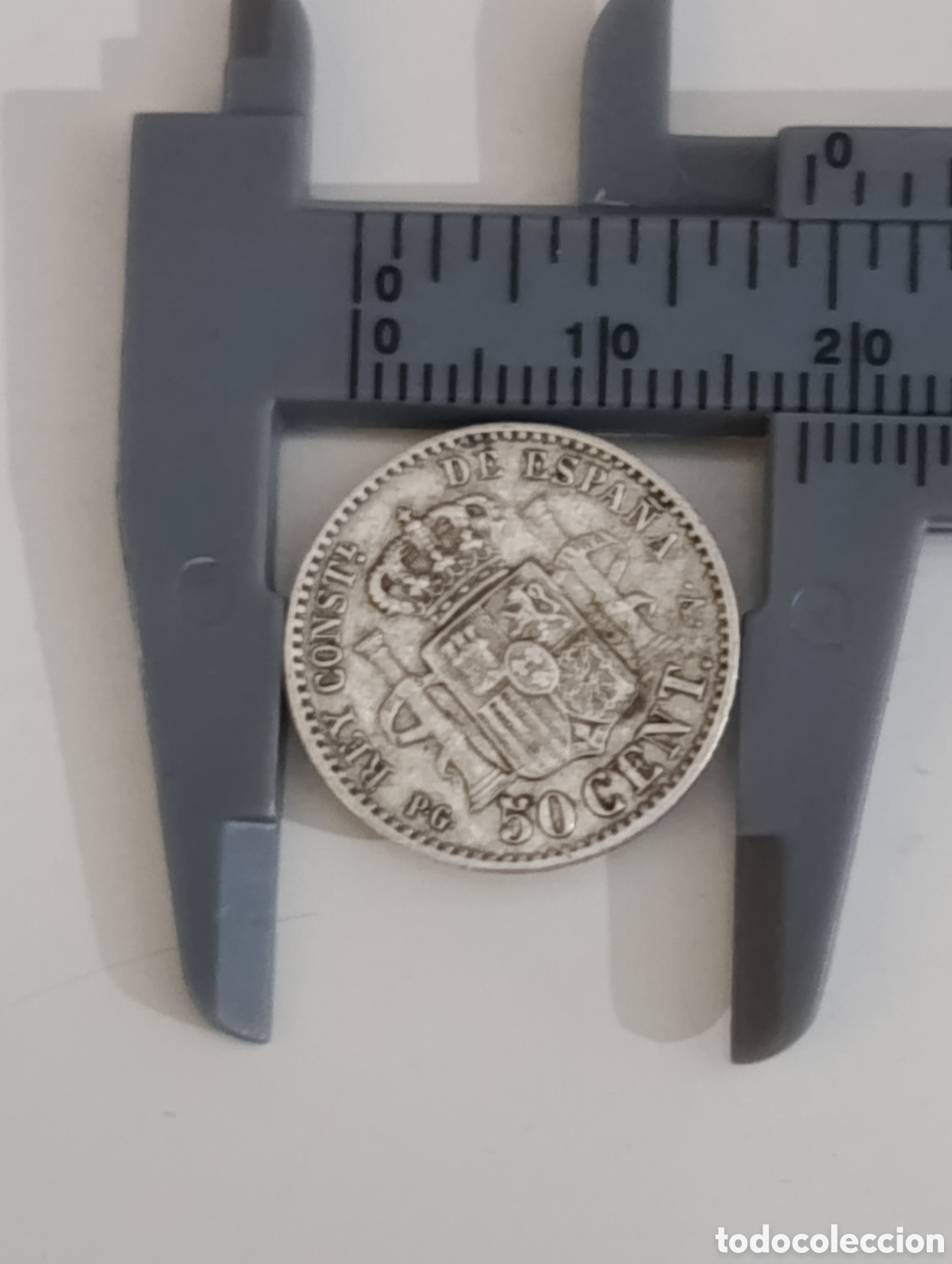 Monedas de Espa&ntilde;a: 50 c&eacute;ntimos, Alfonso XIII - A&ntilde;o 1894 - Foto 4