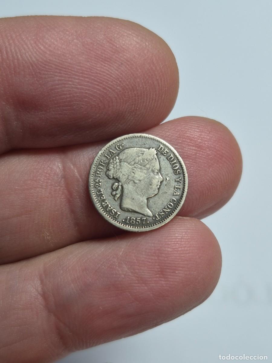 Monedas de Espa&ntilde;a: NT/ ISABEL II 1 REAL 1857 MADRID (E1506) - Foto 1
