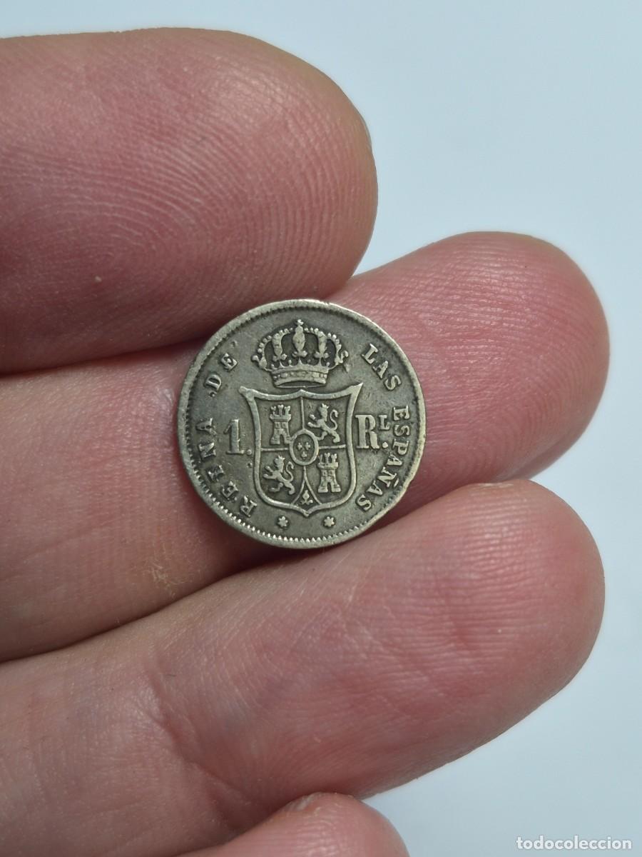 Monedas de Espa&ntilde;a: NT/ ISABEL II 1 REAL 1857 MADRID (E1506) - Foto 2