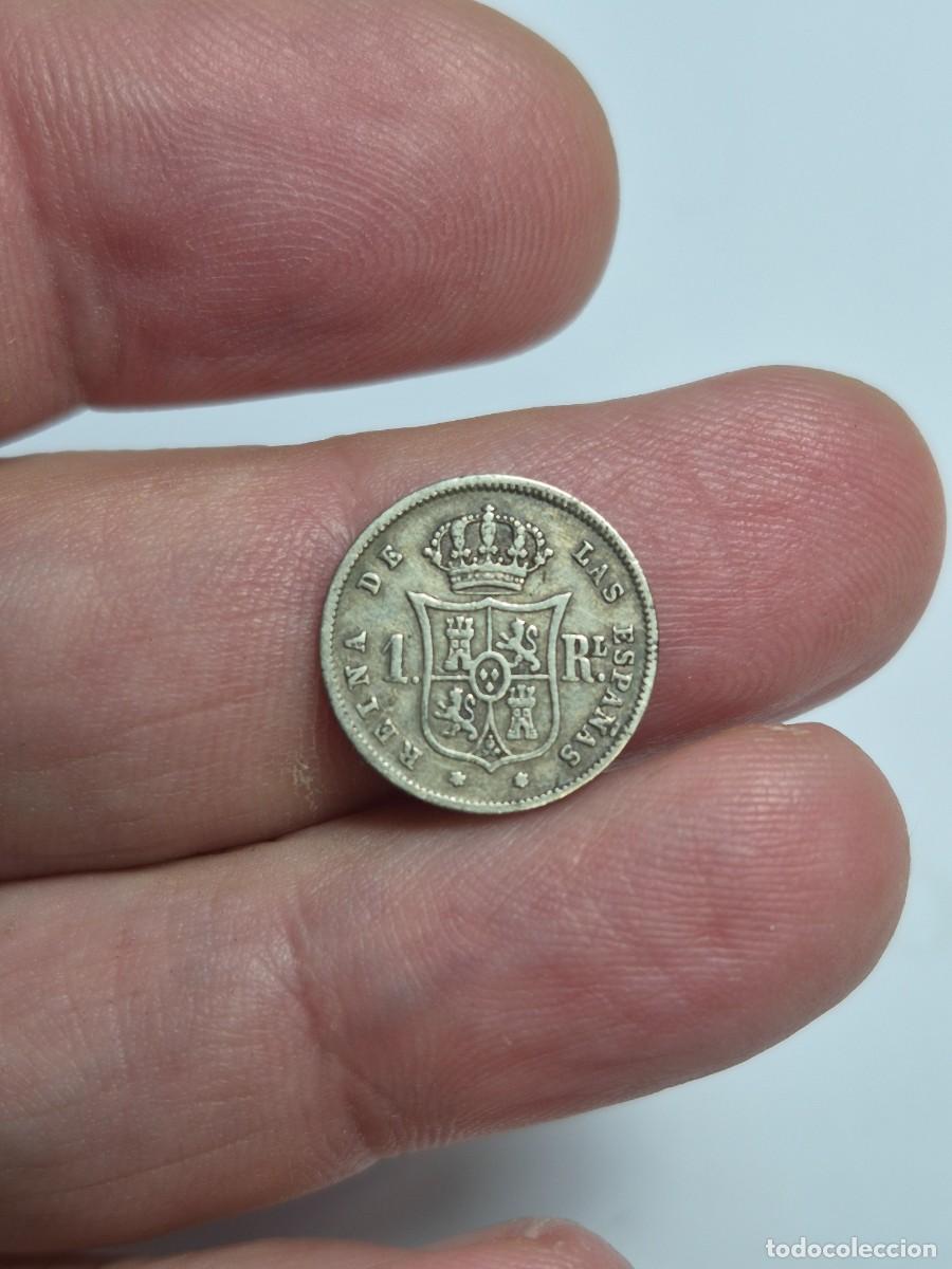 Monedas de Espa&ntilde;a: NT/ ISABEL II 1 REAL 1859 MADRID (E1507) - Foto 2