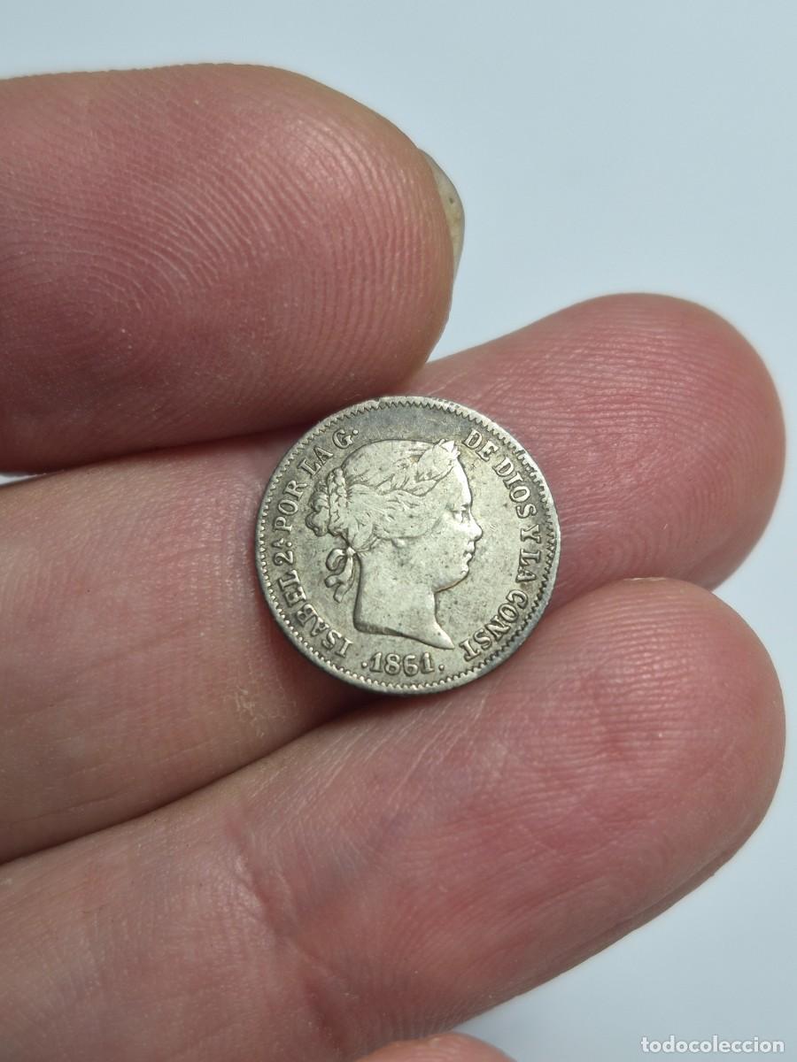 Monedas de Espa&ntilde;a: NT/ ISABEL II 1 REAL 1861 BARCELONA (E1508)