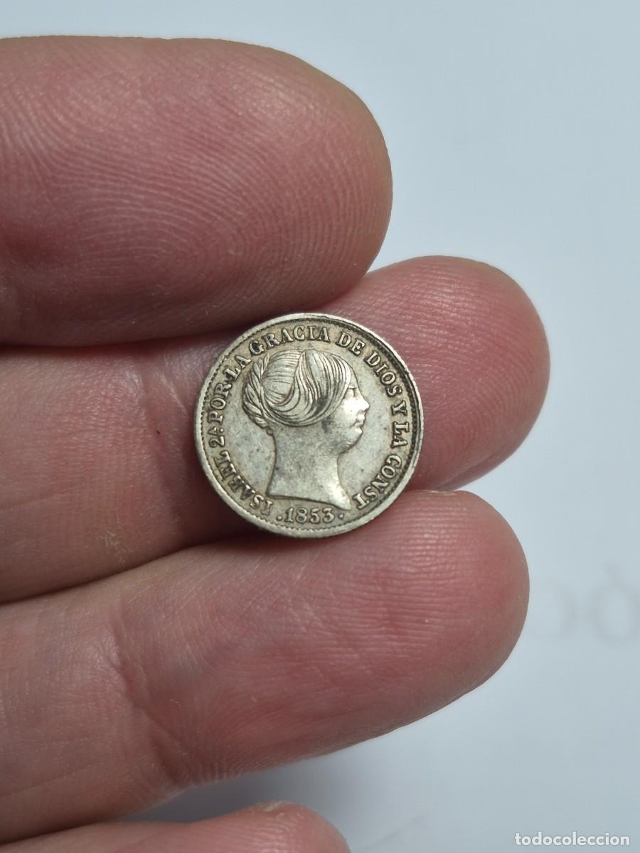 Monedas de Espa&ntilde;a: NT/ ISABEL II 1 REAL 1853 BARCELONA (E1509)