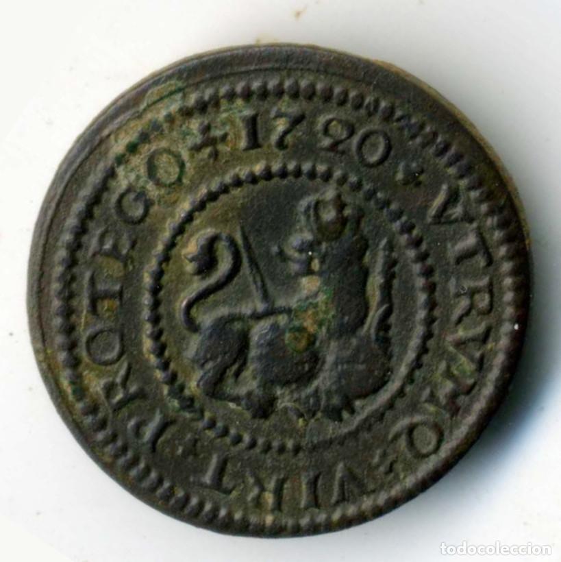 Monedas de Espa&ntilde;a: XS- FELIPE V 2 Maraved&iacute;s 1720 BARCELONA Bonita