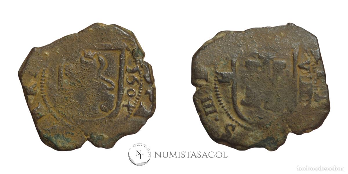 Monedas de Espa&ntilde;a: NT/ 8 MARAVEDIES 1604 SEGOVIA ERROR EN FECHA (E1501) - Foto 3