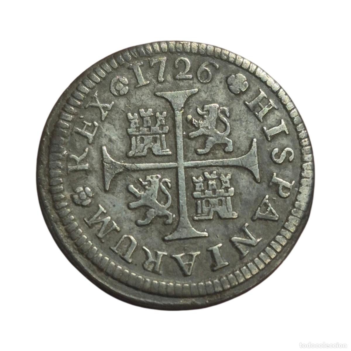 Monedas de Espa&ntilde;a: NT/ FELIPE V &frac12; REAL 1726 CUENCA (E1503) - Foto 1