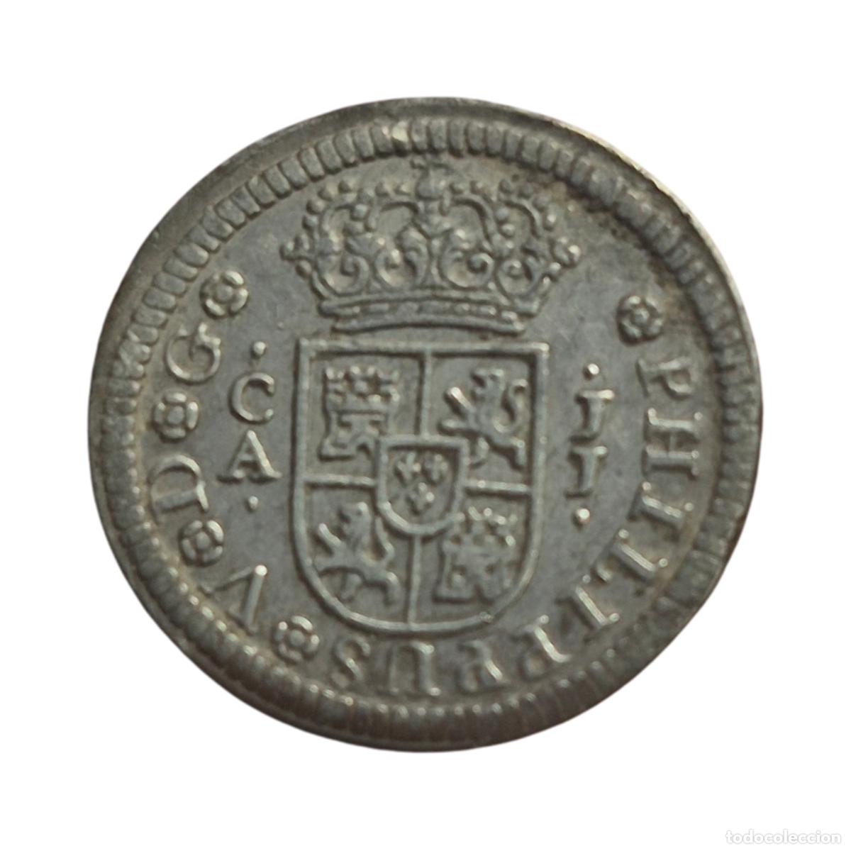 Monedas de Espa&ntilde;a: NT/ FELIPE V &frac12; REAL 1726 CUENCA (E1503) - Foto 2