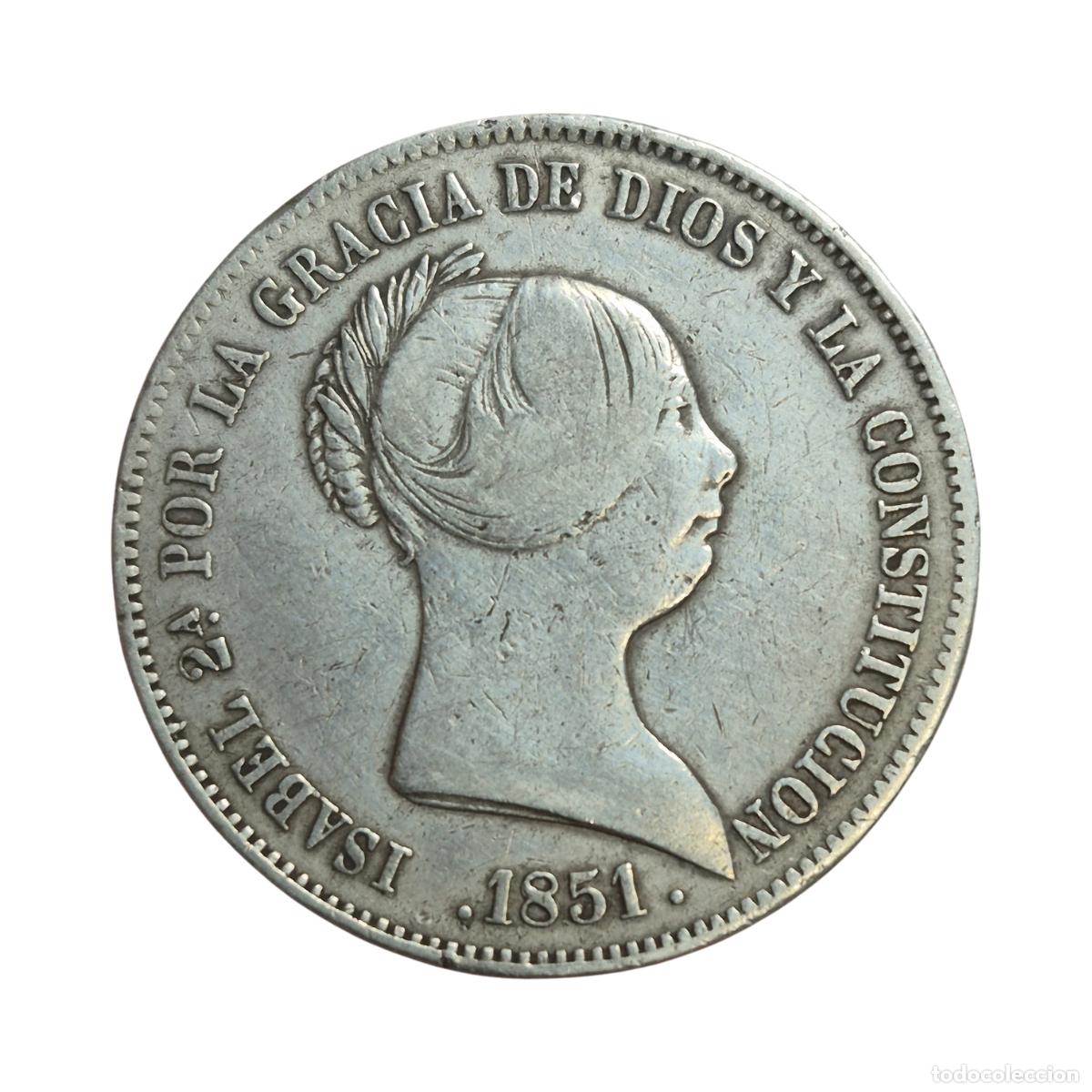 Monedas de Espa&ntilde;a: NT/ ISABEL II 20 REALES 1851 SEVILLA (E1519)