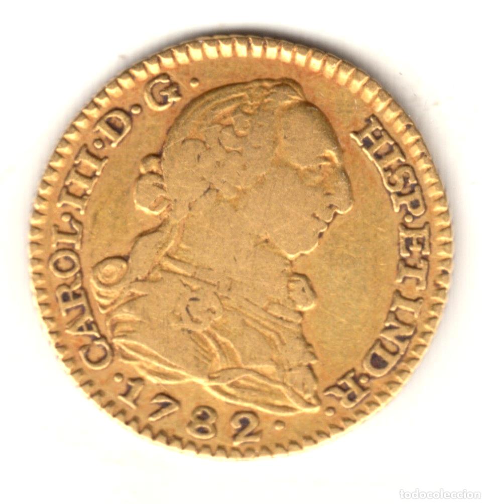 Monedas de Espa&ntilde;a: ESPA&Ntilde;A 1 escudo oro 1782 JD - Madrid Rey Carlos III