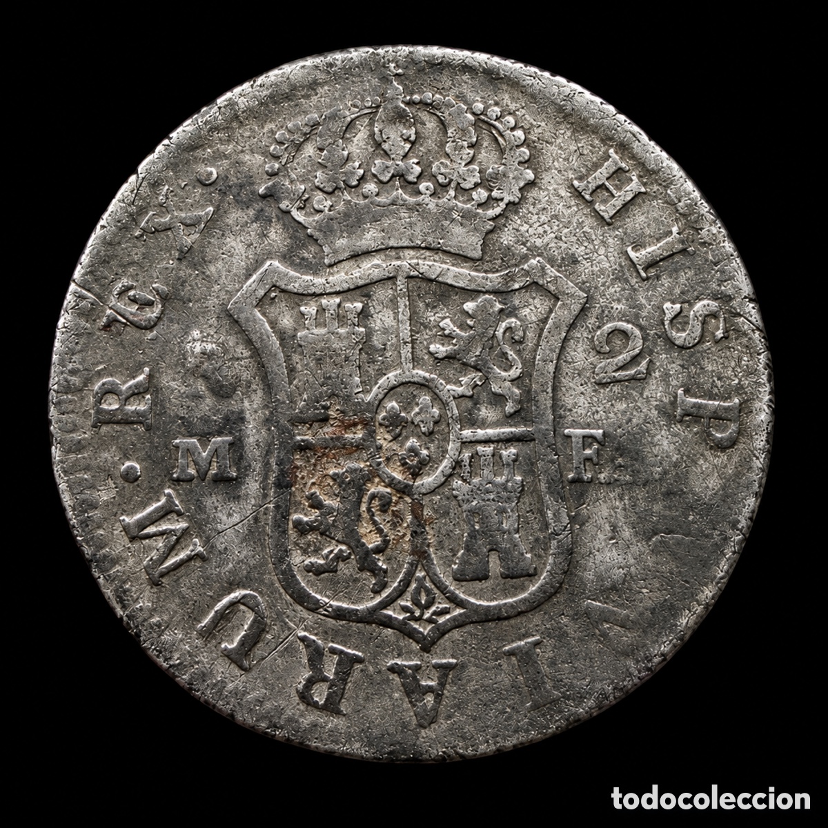 Monedas de Espa&ntilde;a: 2 reales. Carlos IV. 1806 - Foto 3