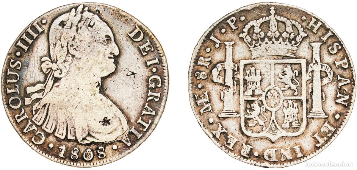 Monedas de Espa&ntilde;a: Peru Spanish colony 1808 JP 8 Reales - Fernando VII (Colonial Milled Coinage) Silver (.896) 26.9g V