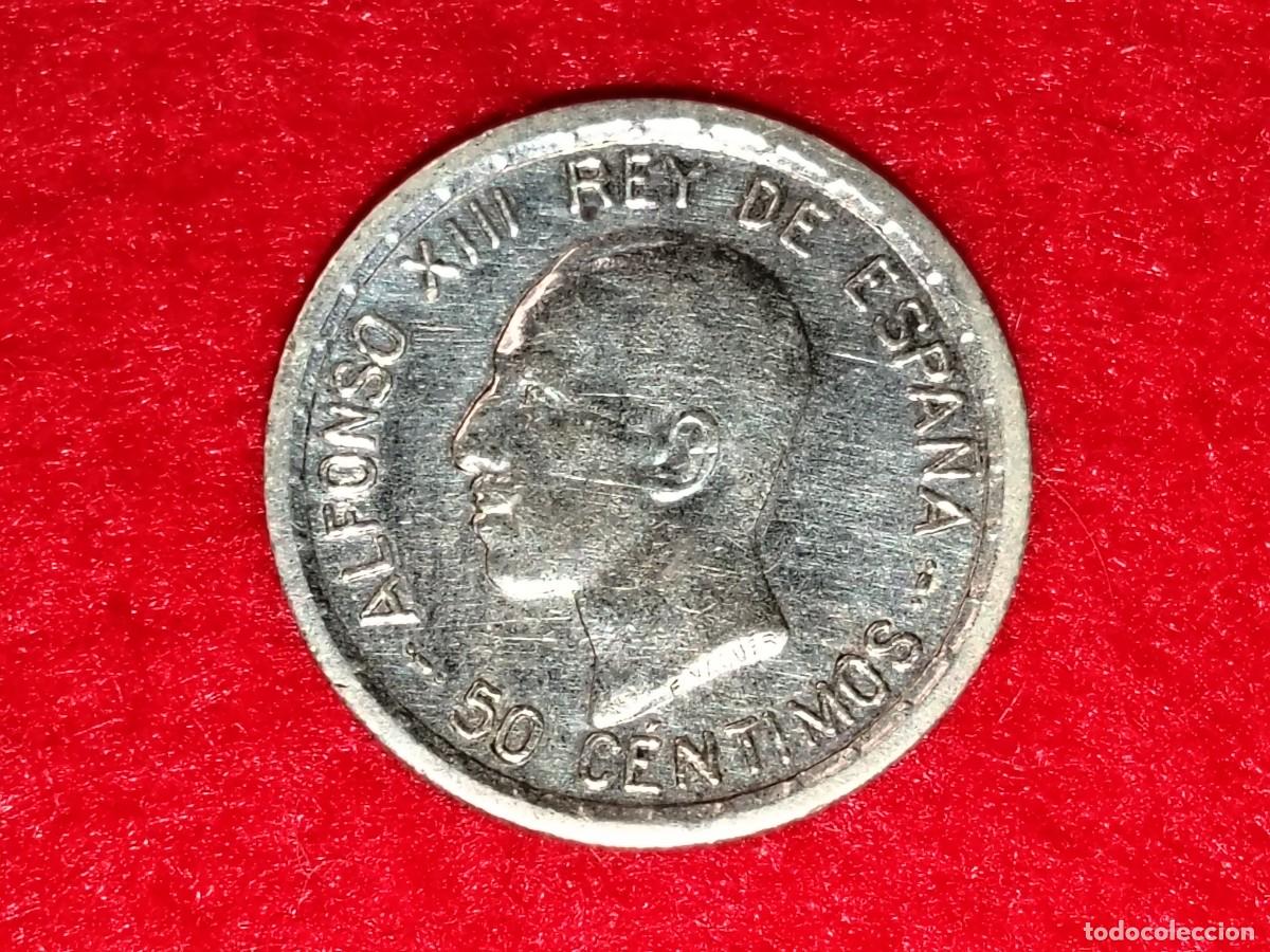 M&uuml;nzen von Spanien: MONEDA DE PLATA DE 50 CENTIMOS 1926 ALFONSO III - ESPA&Ntilde;A