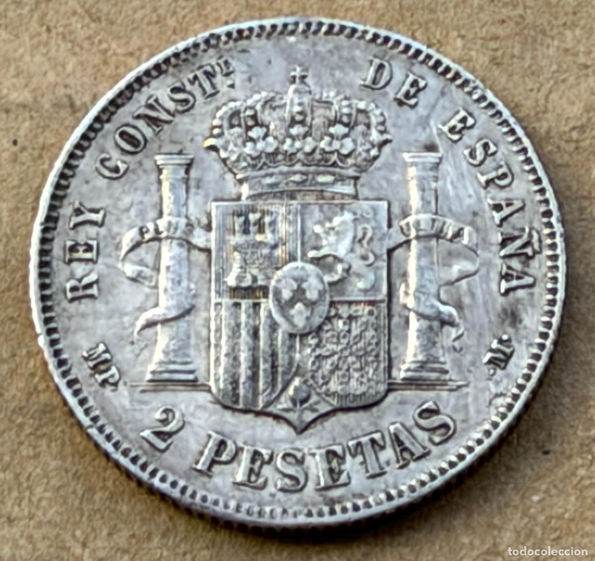 Monedas de Espa&ntilde;a: MONEDA DEL REY ALFONSO XIII PLATA - Foto 2