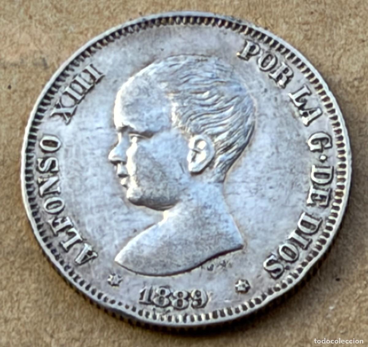Monedas de Espa&ntilde;a: MONEDA DEL REY ALFONSO XIII PLATA - Foto 1