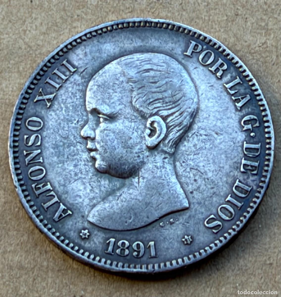 Monedas de Espa&ntilde;a: MONEDA DEL REY ALFONSO XIII PLATA - Foto 1