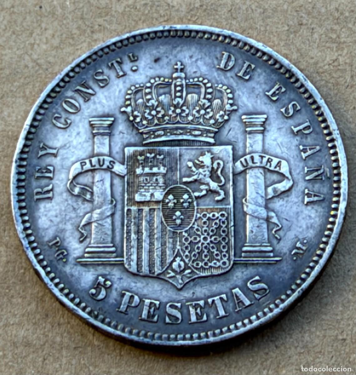 Monedas de Espa&ntilde;a: MONEDA DEL REY ALFONSO XIII PLATA - Foto 2