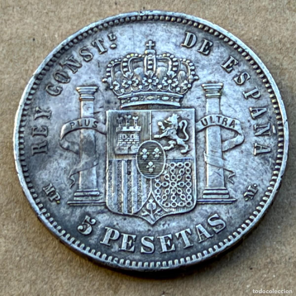 Monedas de Espa&ntilde;a: MONEDA DEL REY ALFONSO XIII PLATA - Foto 2