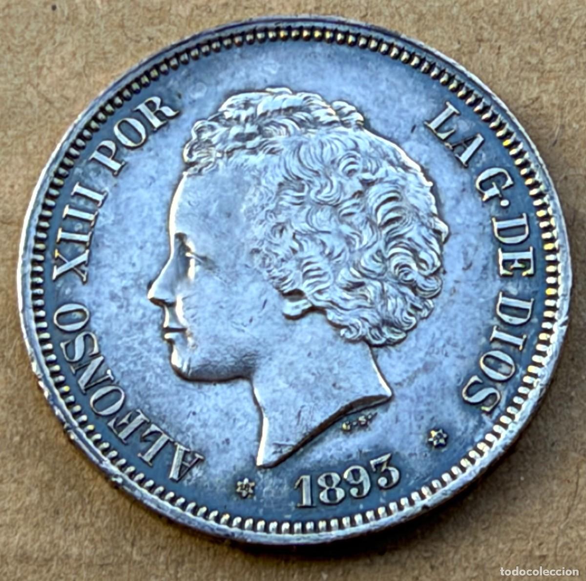 Monedas de Espa&ntilde;a: MONEDA DEL REY ALFONSO XIII PLATA - Foto 1